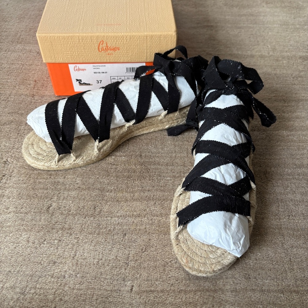 Castaner Paloma Sandal Tie Up Espadrilles